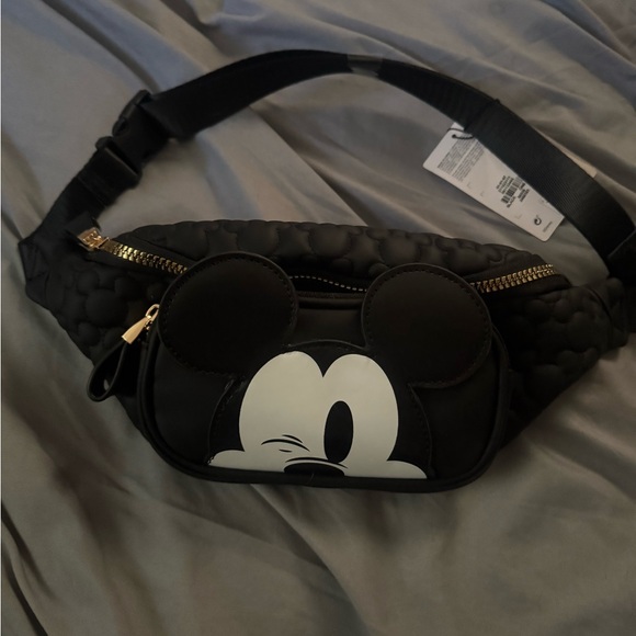 Primark Handbags - Primark Black Mickey Mouse Belt Bag